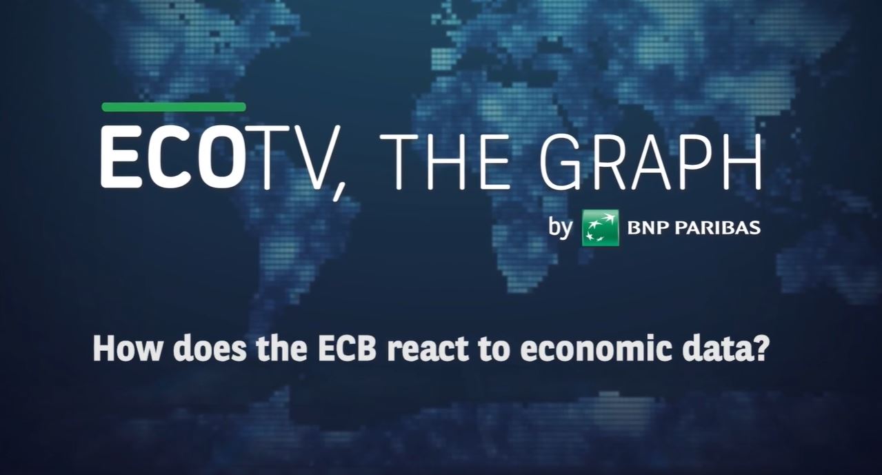 How does the ECB react to economic data?